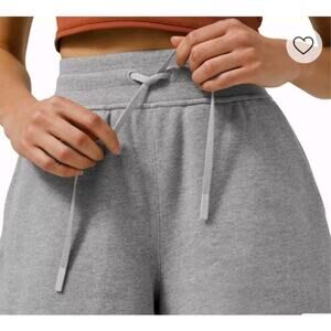 Lululemon Women's All Yours High-Rise 7" Grey Sweat Shorts Size 2